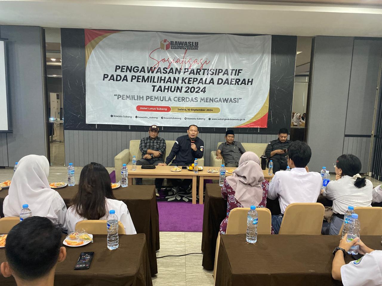 Generasi Z Siap Awasi Pemilihan: Bawaslu Kabupaten Subang Gelar Sosialisasi untuk Pemilih Pemula