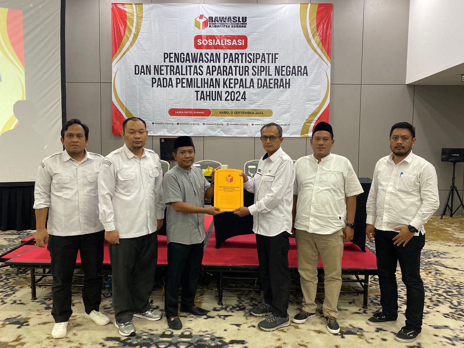 Jaga Integritas Pemilihan Serentak Tahun 2024: Bawaslu Kabupaten Subang Imbau ASN untuk Tetap Netral