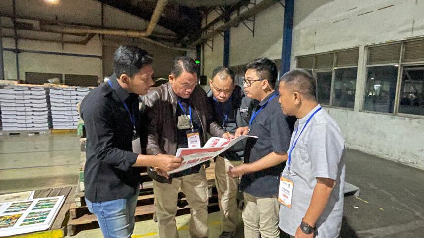 Pengawasan Pencetakan Surat Suara: Bawaslu Kabupaten Subang Awasi Proses dengan Ketat