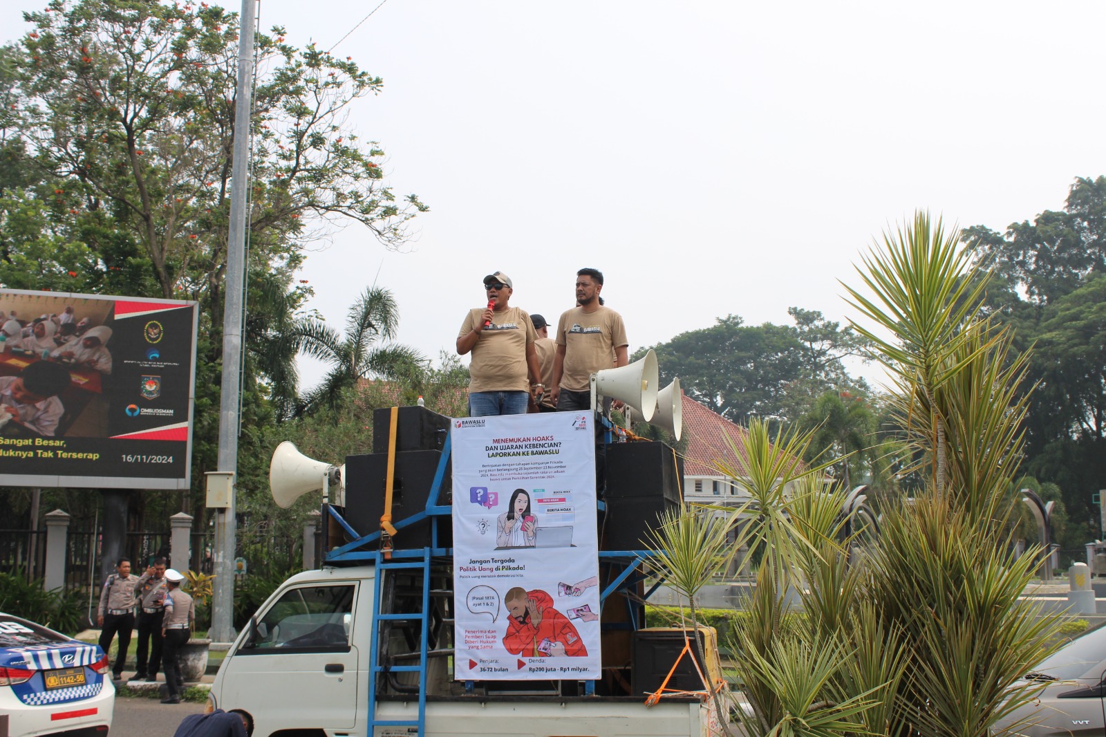 Bawaslu Kabupaten Subang Ajak Warga Terlibat Awasi Pemilihan 2024 Lewat Kegiatan 'Bawaslu On The Road'