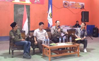 Anggota Bawaslu Kabupaten Subang Cucu Kodir Jaelani menjadi Pembicara dalam acara Sosialisasi Pemilihan Kepala Daerah bersama Gerakan Pemuda Islam Kabupaten Subang