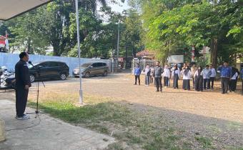 Bawaslu Kabupaten Subang Gelar Upacara HUT RI ke-79