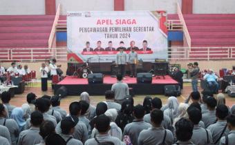 Bawaslu Kabupaten Subang Gelar Apel Siaga Pengawasan Pemilihan Serentak 2024