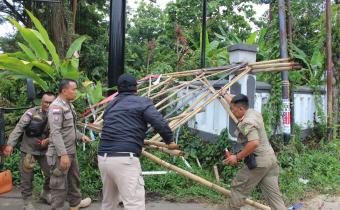 Memasuki Masa Tenang Pilkada 2024, Penertiban APK di Kabupaten Subang Dimulai